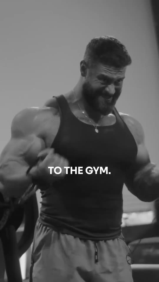 Man working out at gym