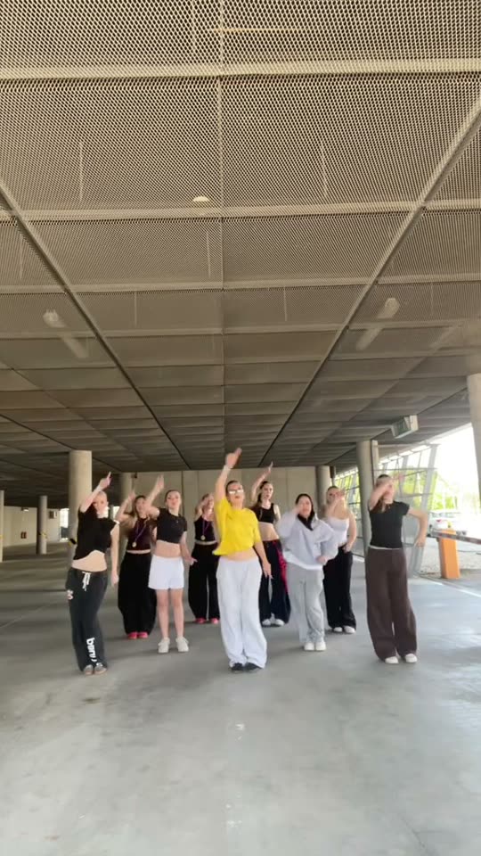 Group of women dancing