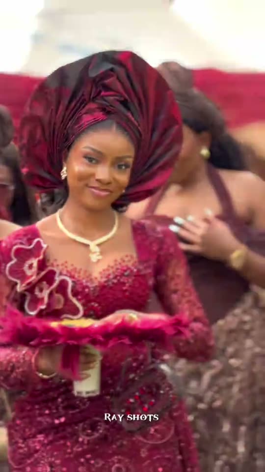 Woman in traditional dress smiling