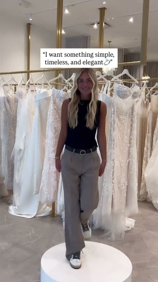 Wedding dress reveal transition