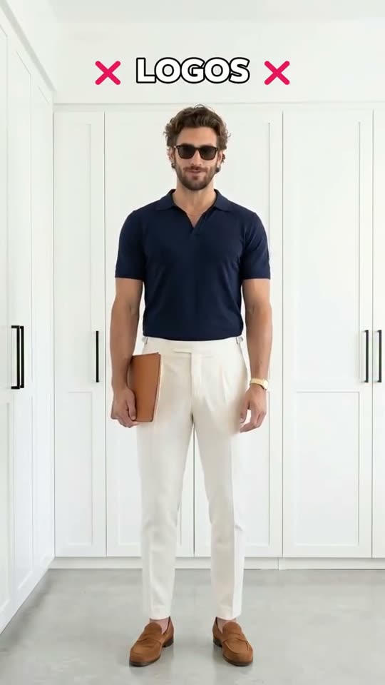 Man shows old money outfit