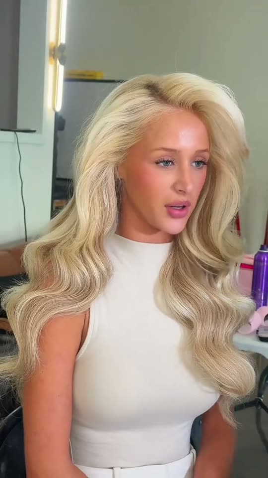 Blonde hair transformation