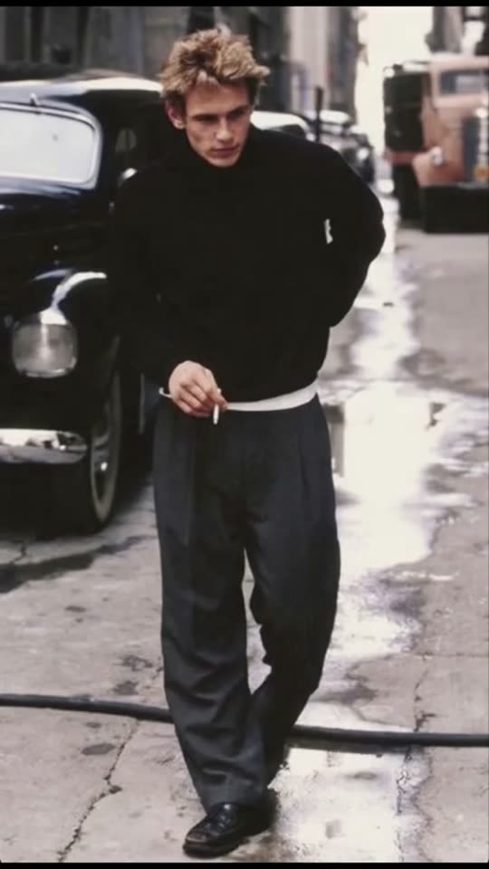 Man walking with a cigarette