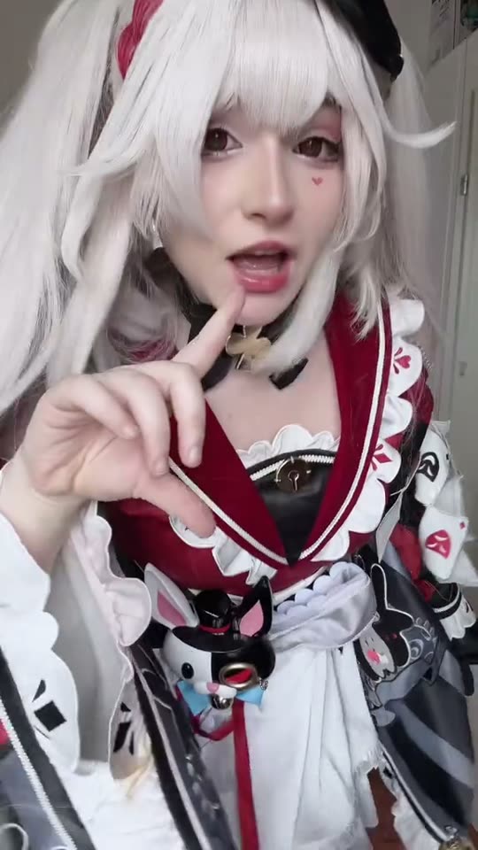 Anime cosplay character transformation