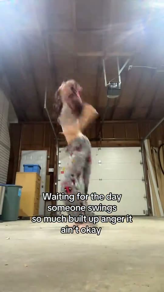 Dancing in a garage