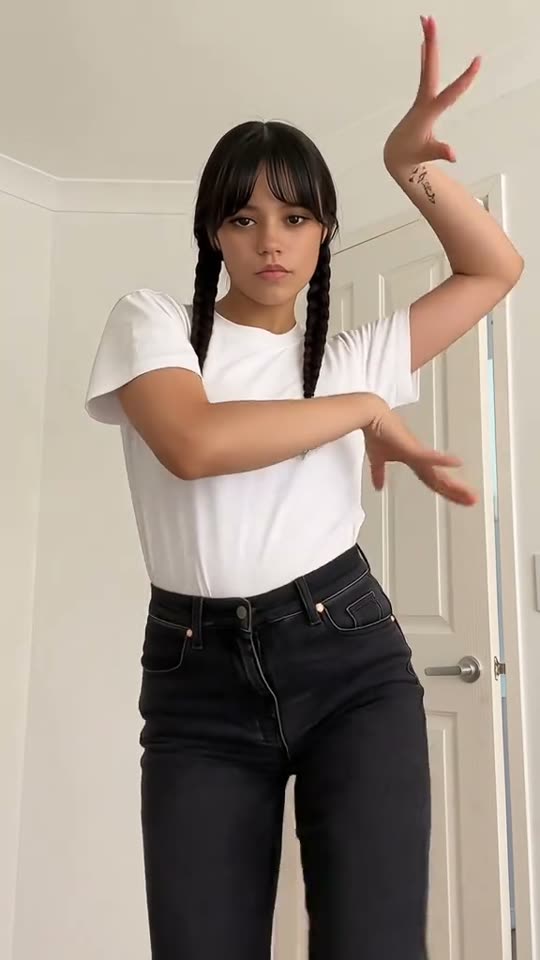 Woman doing Wednesday dance