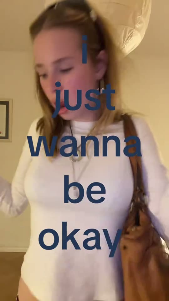 Woman dancing with text overlay
