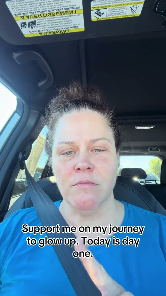 Woman's glow up journey