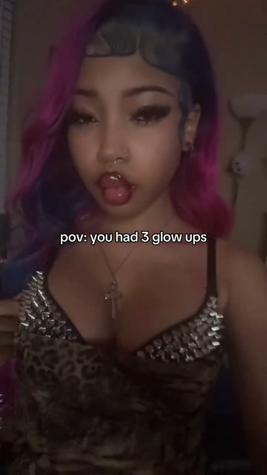 Glow up with pink hair