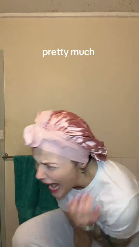 Woman screams in bathroom
