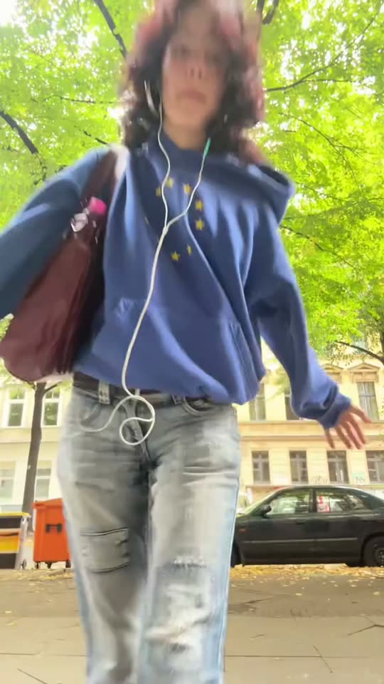 Casual outfit on a street