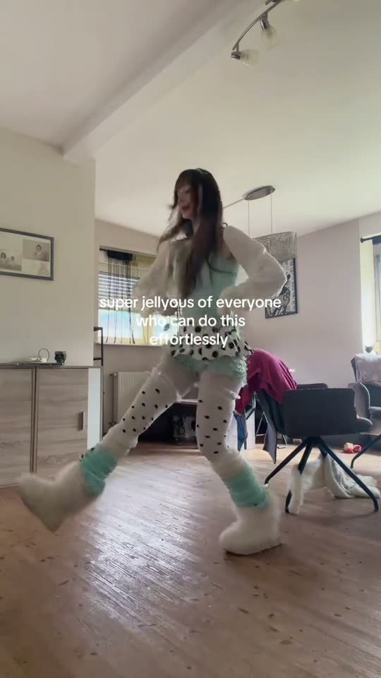 Dancing in a cute outfit