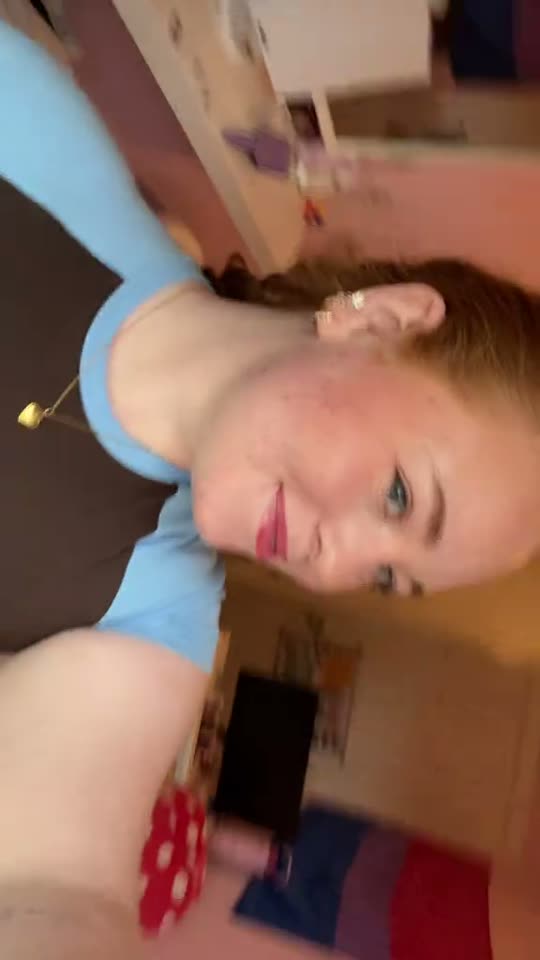 Girl shows off outfit