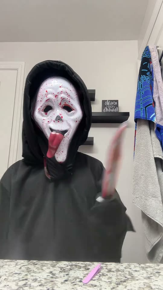 Scream mask costume reveal