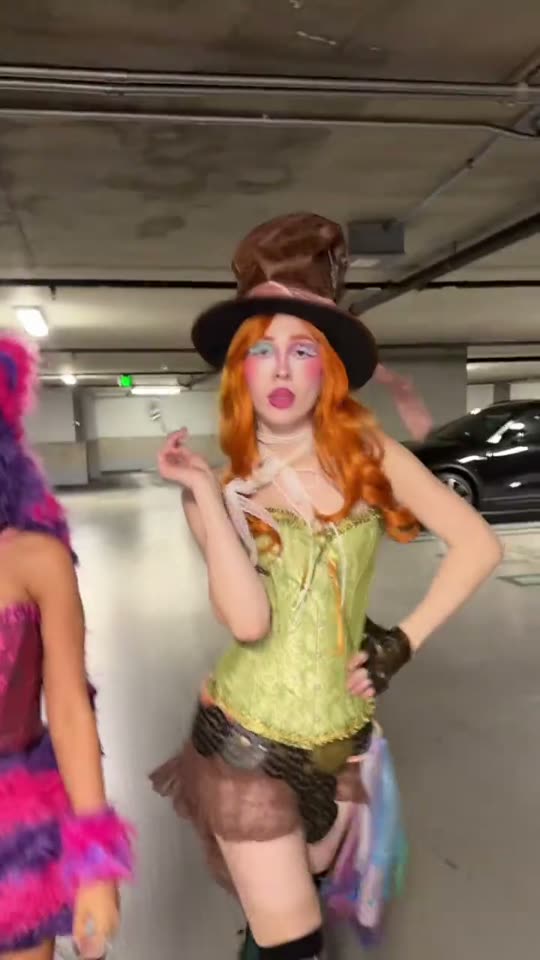 Mad Hatter costume dance