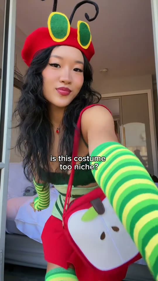 Caterpillar costume reveal