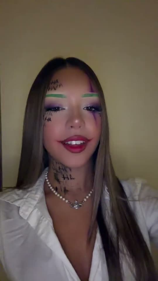 Joker makeup transformation