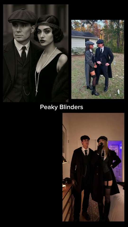 Peaky Blinders couple costume