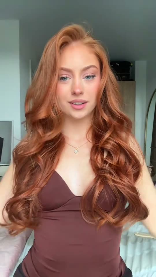 Redhead hair transformation