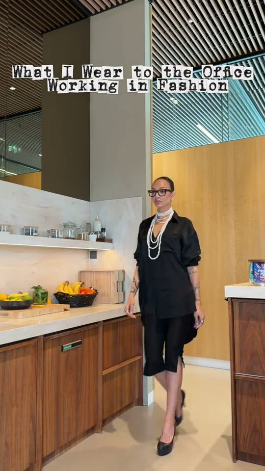 Office fashion outfit showcase