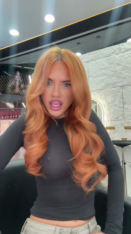 Hair transformation to ginger