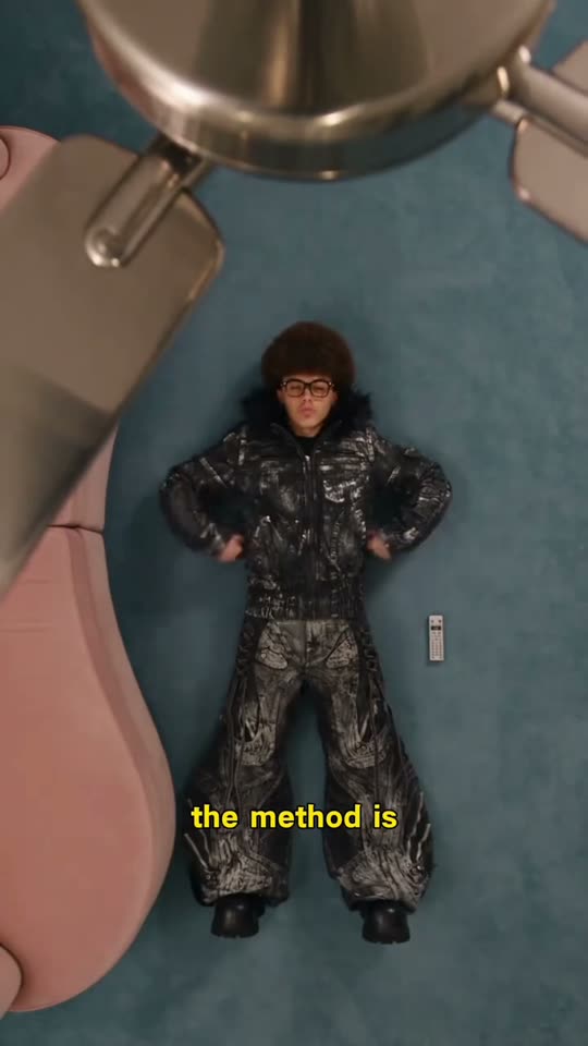 Fan transition into a new outfit