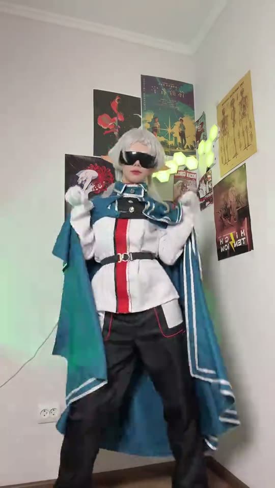 Anime character cosplay dance