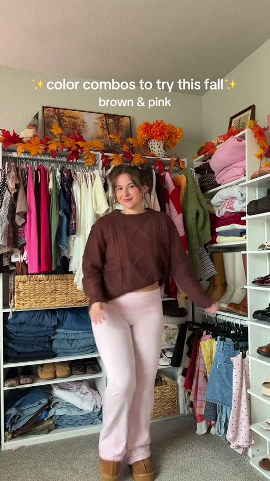 Showcasing fall color combinations