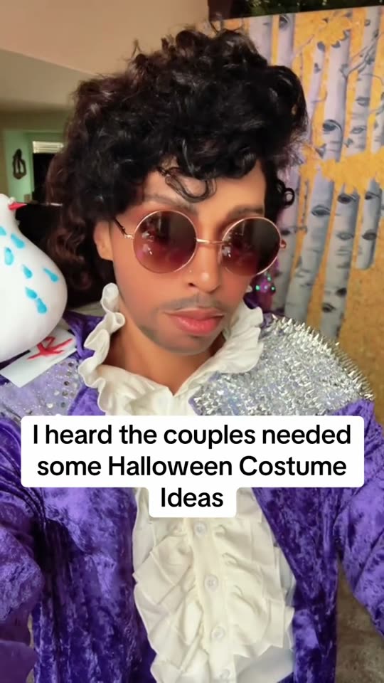 Man dressed as Prince