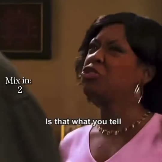 Woman talking with subtitles