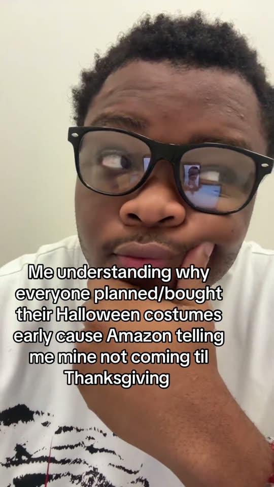 Man reacts to costume delay