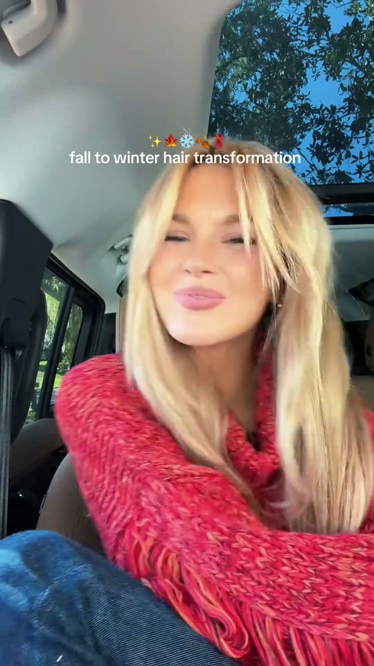 Hair transformation for winter