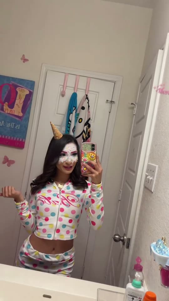 Ice cream cone makeup transformation