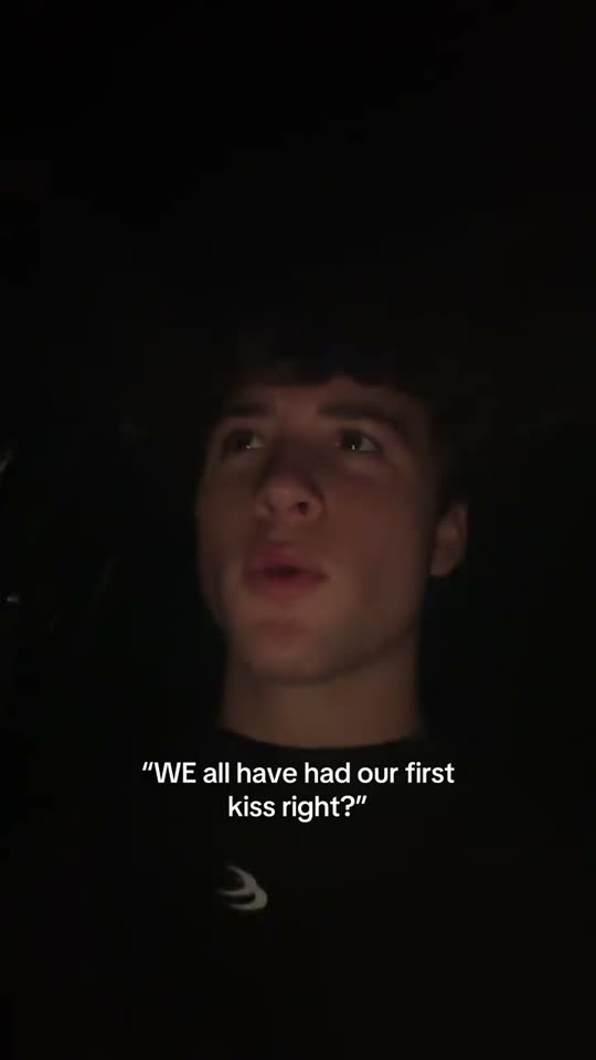 Man asks about first kiss