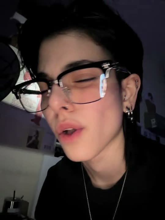 Person lip syncs to audio