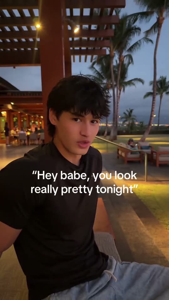 Man reacts to compliment