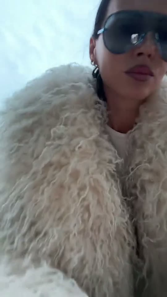 Woman in winter coat